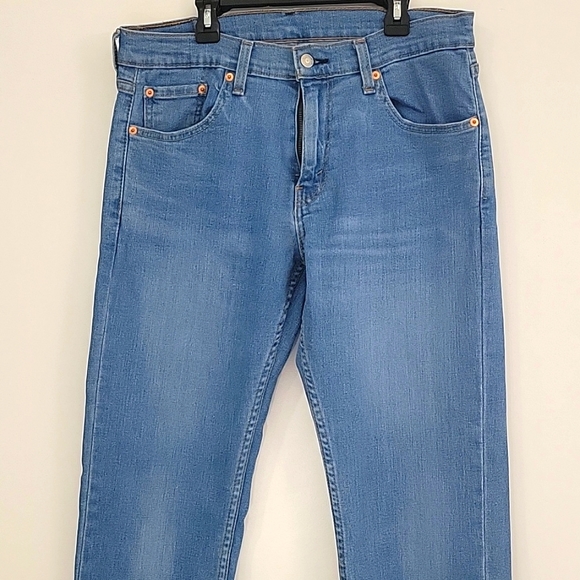 Signature by Levi's Jeans for Men Size 33x32 Blue Straight Cut flex denim - Picture 2 of 10